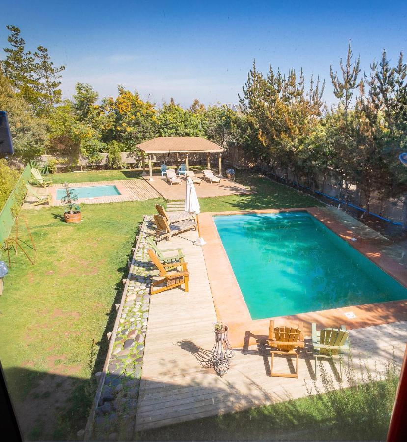 Cabana En Tunquen Con Parrilla, Fogon, Piscina Y Bosque 外观 照片