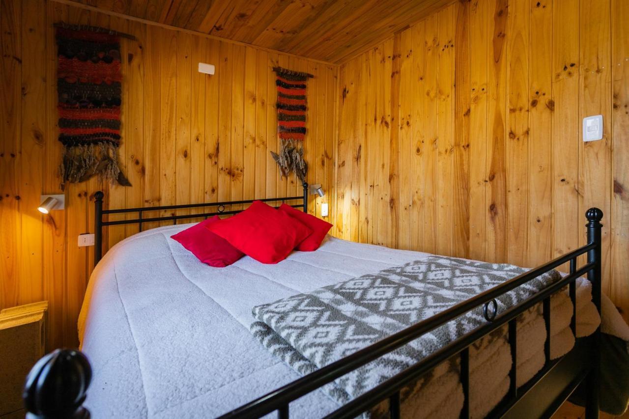 Cabana En Tunquen Con Parrilla, Fogon, Piscina Y Bosque 外观 照片
