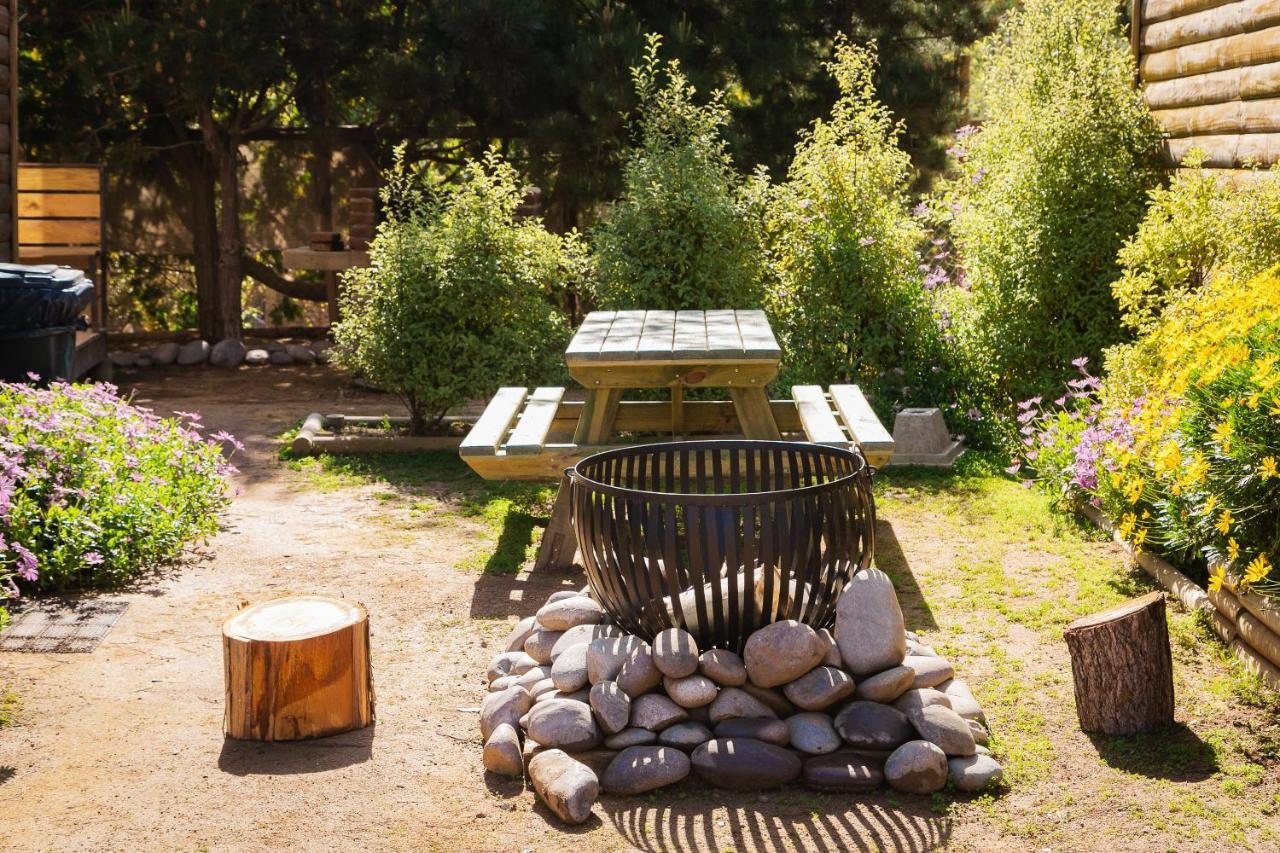 Cabana En Tunquen Con Parrilla, Fogon, Piscina Y Bosque 外观 照片