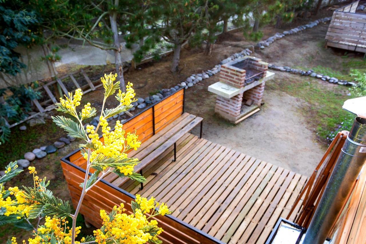 Cabana En Tunquen Con Parrilla, Fogon, Piscina Y Bosque 外观 照片