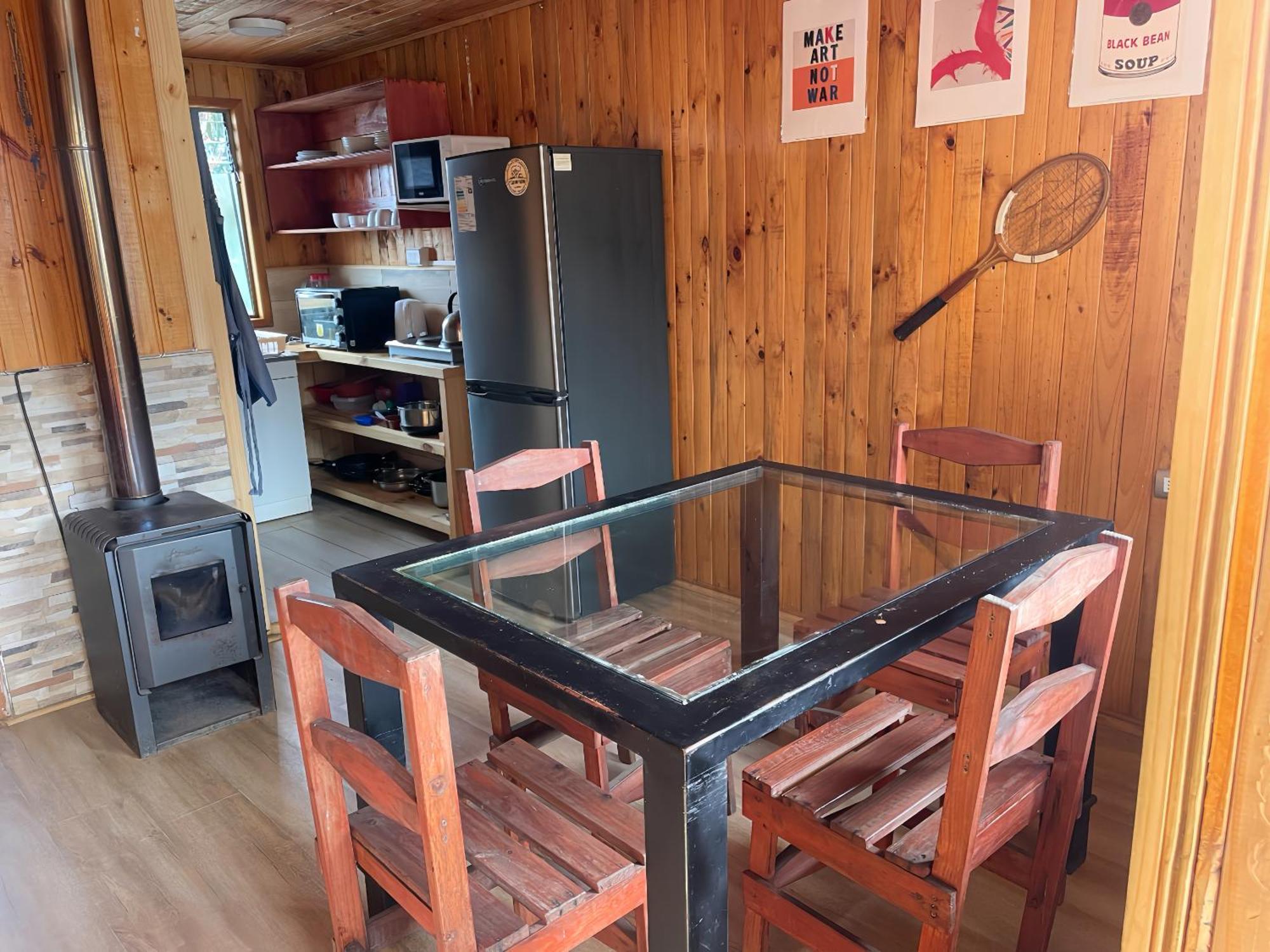 Cabana En Tunquen Con Parrilla, Fogon, Piscina Y Bosque 外观 照片